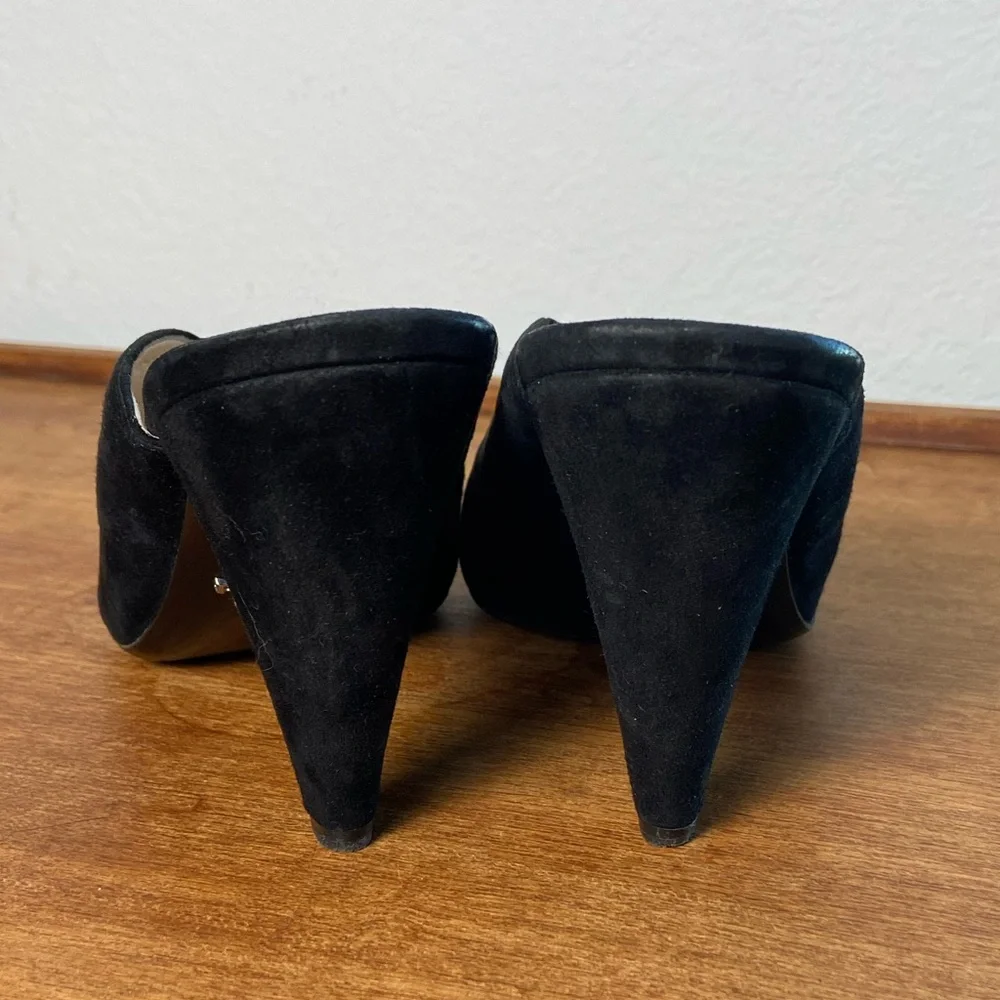 SOLD Prada Black Suede Mules Size 39 - Picture 8 of 14